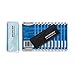 Elite Screens Microfiber Cleaning Cloth Set - 13-Pack, Blue, 6 x 7 in & 12 x 12 in - Smudge-Free Eyeglass Cleaner - Scratch-Free Screen Cleaner - Soft Lens Cleaning Cloth