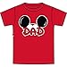 Disney Mickey Mouse Dad Fan T Shirt, Large Red
