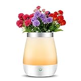Dimmable LED Vase Table Lamp Touch Control 3 Levels Brightness Night Light for Baby Room Bedroom Living Room Meeting Room and Office Decorations Pen Pot Holder