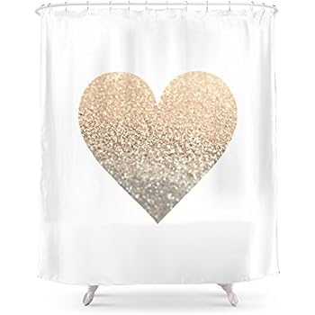 30 Off Society6 Grey Gold Gemstone Shower Curtain 71 By 74