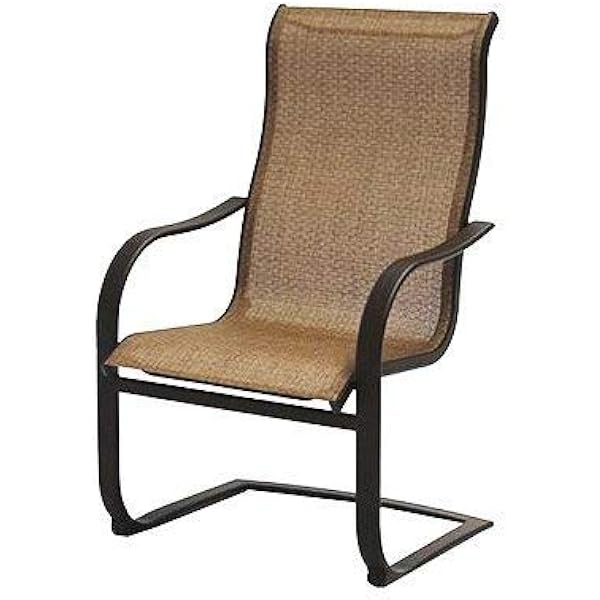 Amazon Com Agio International Adh10019k01 Bellevue Spring Chair Quantity 4 Garden Outdoor