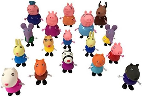 Mr Bigz 17 in 1 Mini Pig Family and Friends Set