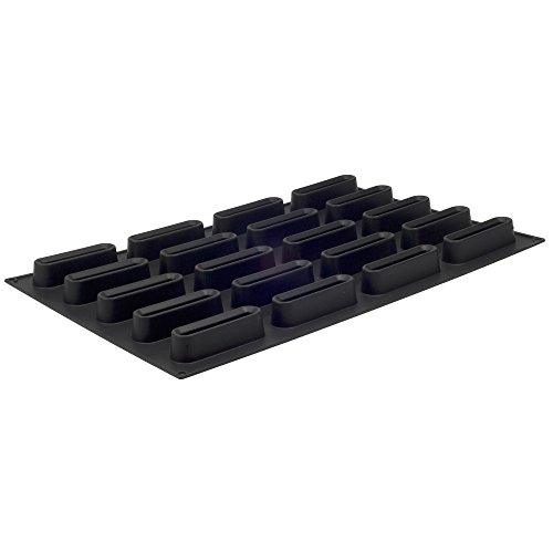 Click Here to See More Images Pavoni Pavoflex Silicone Indented Racetrack 20 Forms
