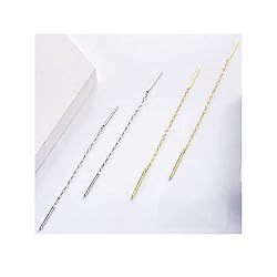 2pcs Adabele Real Gold Plated Sterling Silver