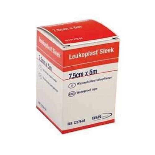 BSN Leukoplast Sleek High Strength Waterproof Adhesive Tape, 7.5cm x 5m, Pack of 1