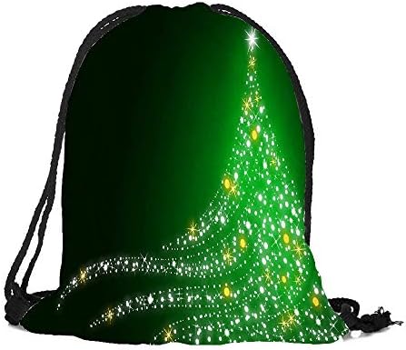 DAYSEVENTH 2019 New Christmas Merry Candy Bag Satchel Rucksack Bundle Pocket Drawstring Storage Bag Xmas Gift Decorations