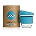 JOCO 8oz Glass Reusable Coffee Cup (Blue)