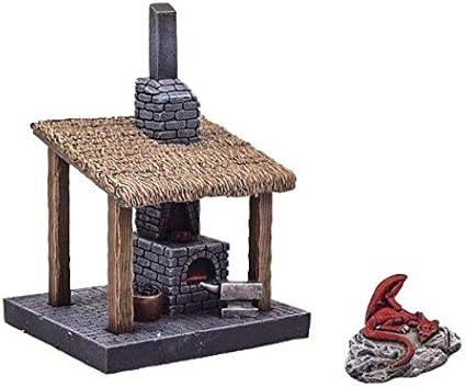 Amazon Com War World Gaming Fantasy Village Blacksmiths Forge