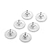 Bling Jewelry Unisex Bullet Clutch Style Safety Backs Sterling Silver Earring Backing for Posts Earrings Backs with Stabilizer Pad Bundle Set of 3