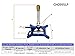Eisco Tirrill Bunsen Burner, LPG - Gas Flow Control, Flame Stabilizer, Air Flow Adjustable - Cast Iron StabiliBase, Anti-Tip Design with Handle - for use with LPG/Butane Gas