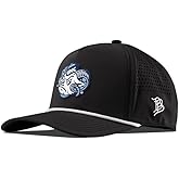 Branded Bills Officially Licensed x North Carolina Tar Heels Black Rope 5-Panel UNC Rameses PVC