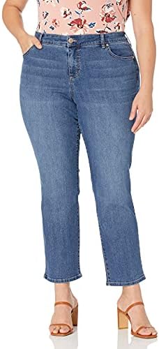 NYDJ Women's Plus Size Marilyn Straight 