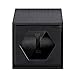 floureon Automatic Watch Winder for Two Watches Dual Watch Winder, Wooden Winder Box Display Double with Two Cushion Holders for Automatic Watches Compact Design Noise-Isolating (Black)