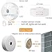 Anbock Motion Sensor Night Lights USB Rechargeable LED Closet Lights Wireless Under Cabinet Lighting Puck Lights Stick on Light for Cupboard Pathway Hallway Bathroom Bedroom Kitchen White 6000K 4 Pack