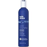 milk_shake cold brunette shampoo | toning shampoo with blue pigment to neutralize orange and red in brunette hair | strengthens, boosts shine, and extends color | SLS/SLES-free