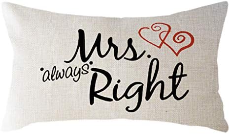NEEKY fashion simple Valentine's Day pillowcase comfortable linen 30x50cm cushion cover home decoration pillowcase
