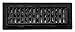 Decor Grates ST310 Scroll Design Floor Register, 3x10 Inches, Textured Black