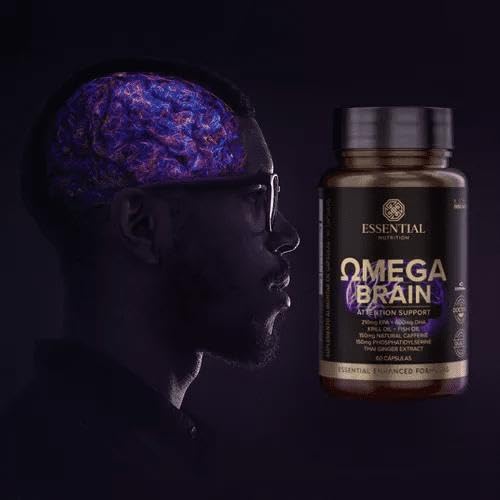 Ômega Brain Essential Nutrition 60 Cápsulas