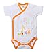 Zutano Newborn Short Sleeve Body Wrap Hanging Out 3 Months