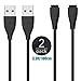 2-PACK Fitbit HR Charging Cable With Screen Protector Extra Long (3.3ft), TUSITA Replacement USB Charge Charger Wire cord For Fitbit Charge HR