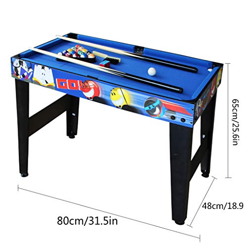 IF 4 in 1 Combo Game Table Set Tabletop Foosball Table Kids Hockey Billiard Ping Pong Table with All Accessory, 3ft