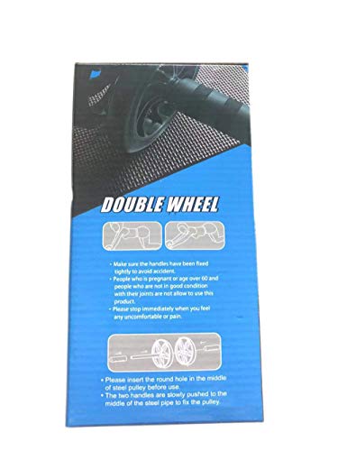 Ab-Roller-Wheel-Bundle-Kit--Includes-Ab-Wheel-Jump-Rope-and-Knee-Pad--Workout-Equipment-for-Core-Fitness-Abdominal-Trainer-Exercise-for-Men-and-Women-to-Stay-Fit-at-Home-or-Gym-Workouts
