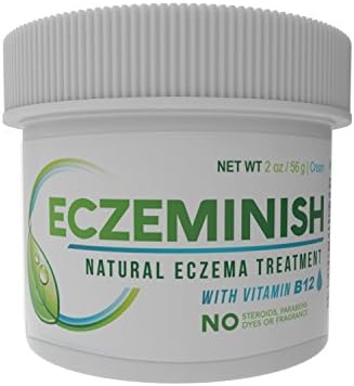 Baby Eczema Healing Cream with Vitamin B12 and Black Seed Oil. Certified Organic Natural Eczema Therapy and Dermatitis Treatment (2oz)