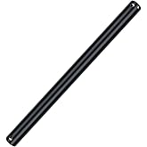 Sibosen 18 Inch Downrods for Ceiling Fans, Dia 1'' Ceiling Fan Extension Downrod in Matte Black, Unthreaded Ceiling Fan Exten