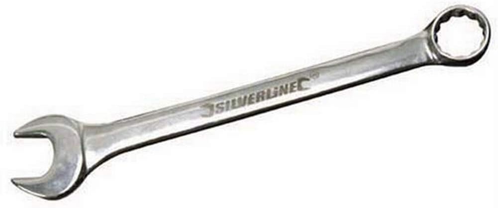 Silverline LS08 Combination Spanner 8 mm, Chrome