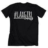 Premium Lacrosse T-Shirt Short Sleeve | #LAXGIRL | Adult to Youth Sizes | Multiple Colors