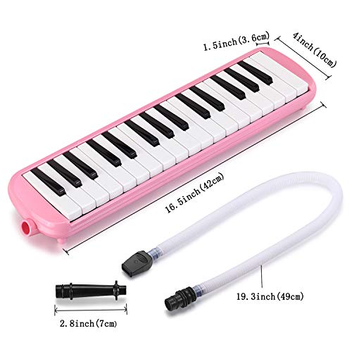 image for Musfunny Piano 32 Key Melodica Musical Instrument for Music Lovers Beg