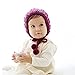 Verala Baby Toddler Knitted Crochet Pilot Cap Bonnet Winter Hat (Wine-red)