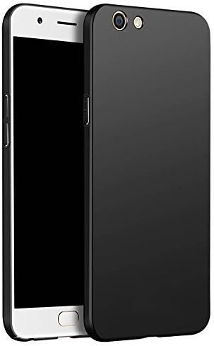Mezmo All Sides Protection 360 Degree Sleek Rubberised Matte Hard Case Back Cover for Vivo V5 - Black