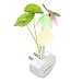 iTimo Color Changing Nursery Mushroom Night Light Plug in Led Wall Lamp with Dusk to Dawn Sensor for Kids Baby Sleeping