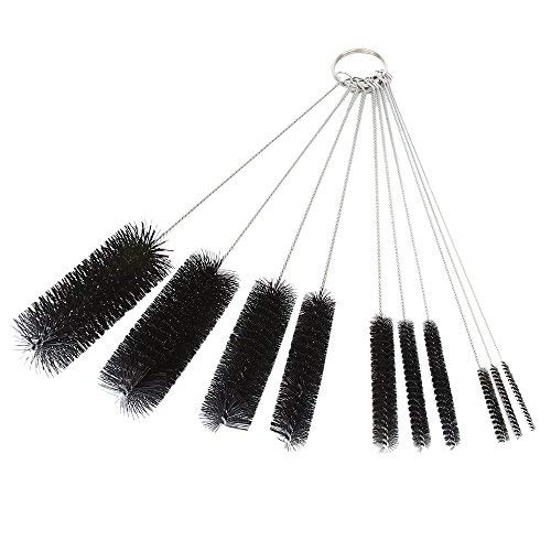 IETONE Nylon Test Tube Cleaning Brush Stainless Steel for Medical Mechanical Carburetor 10Pieces IETONE Nylon Test Tube Cleaning Brush Stainless Steel for Medical Mechanical Carburetor 10Pieces