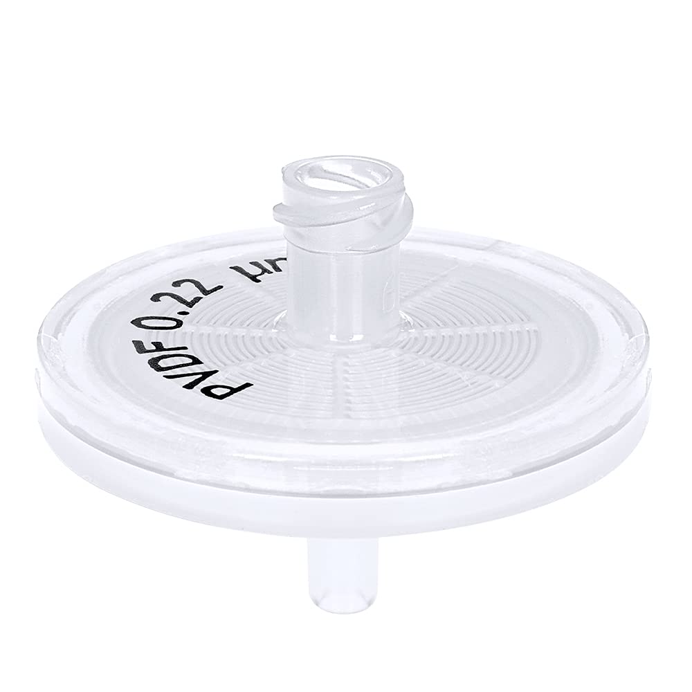 GVS Filter Technology, Syringe Filter, ABLUO, 25mm, PVDF Membrane, 0.22µm, PP Housing, 10/pk