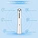 Ionic Eye Facial Massager, Liaboe Heated 40℃ Sonic Vibration Massage Roller Wand Pen Relieving Dark Circles & Eyes Bag Fatigue and Puffiness 2 Modes USB Rechargeable