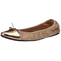 Butterfly Twists Womens Holly Packable Ballet Flats (9, Mink/Rose Gold)