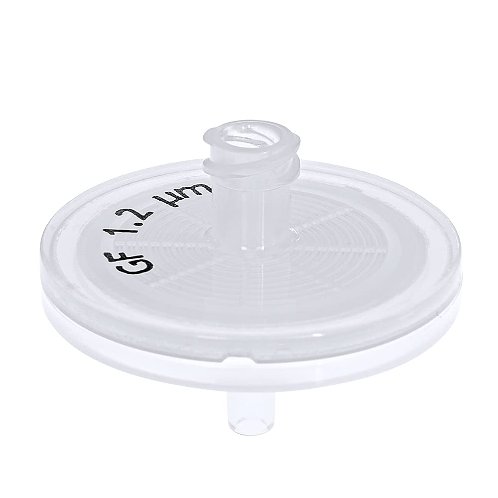 GVS Filter Technology, Syringe Filter, ABLUO, 25mm, Glass Fiber Membrane, 1.2µm, PP Housing, 100/pk