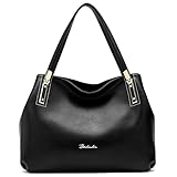 BOSTANTEN Women's Cow Leather Designer Handbags Purses Tote Shoulder Bags
