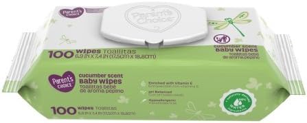 parents choice cucumber baby wipes