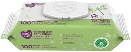 baby wipes cucumber scent
