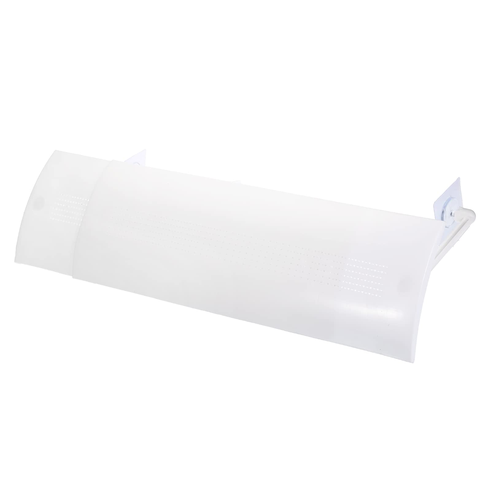 PATIKIL 570x1030mm Adjustable Air Conditioner Deflector Plastic Telescopic Windshield Baffle Anti Direct Blowing for Home Hotel White