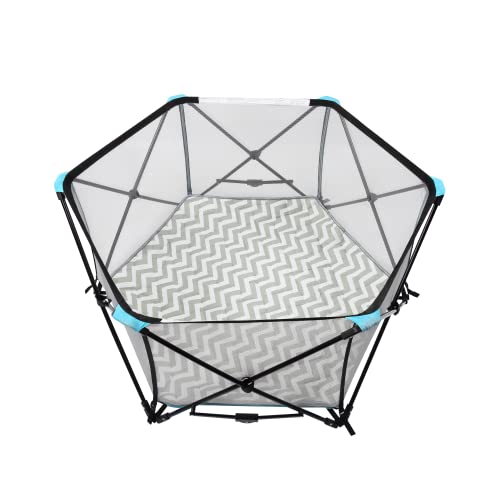 Minnebaby Hexagon Playpen Mat Compatible with hiccapop Portable Playpen & Regalo Play Yard, Non