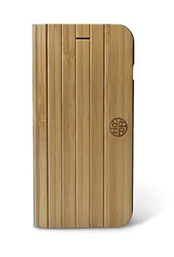 Bamboo Wood iPhone 7/8 Folio Case by Reveal Shop - Natural Eco-friendly Bamboo Wooden Design (Bamboo, 7/8)