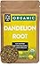 Organic Dandelion Root | Loose Tea (50+ Cups) | 4oz Resealable Kraft Bag | 100% Raw From Bulgaria | by FGO
