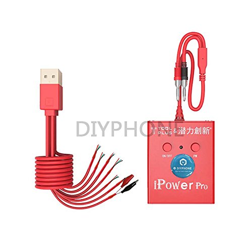 VIPFIX Multi-Function Phone Power Current Test Cable DC Power Supply Test Cable with Switch ON/Off Button for iPhone 8 8P X 7P 7 6SP 6S 6P 6