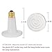 Wuhostam 100W 2 Pack Ceramic Heat Lamp,White Infrared Bulb Emitter Lamp Infrared Ceramic Heat Lamp Bulb for Pet Coop Heater Reptile Chicken Lizard Turtle Brooder Bulb -upgrade 2 Pack