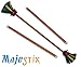 Jolly Lama! Orange Majestix Juggling Devil Sticks