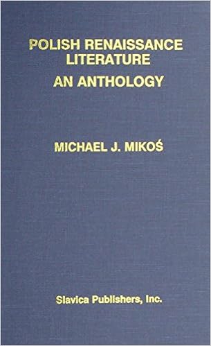 Amazon Com Polish Renaissance Literature An Anthology 9780893572570 Michael J Mikos Books